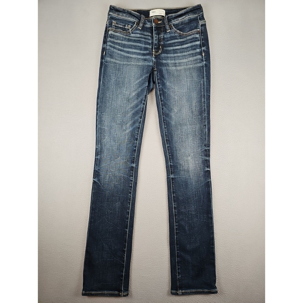 BKE Payton Jeans Women's 26x33 Universal Fit Mid Rise Straight Blue Denim
